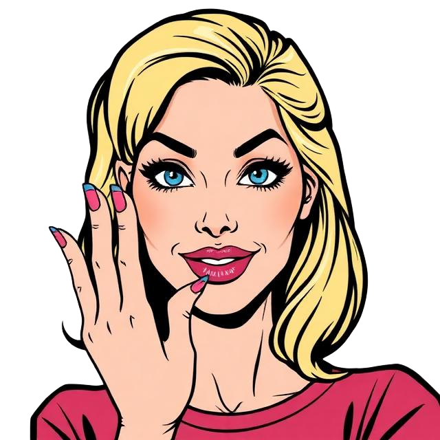 Cartoon portrait of Lena B., Nail Studio Owner