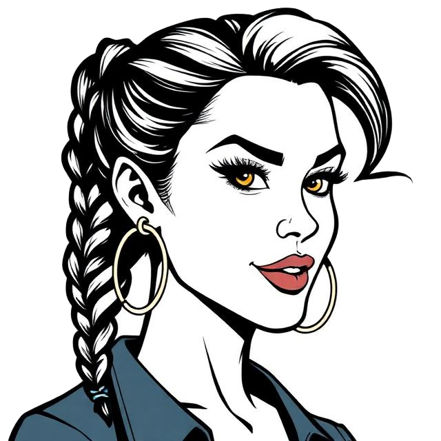 Cartoon portrait of Aicha F., Independent Coach